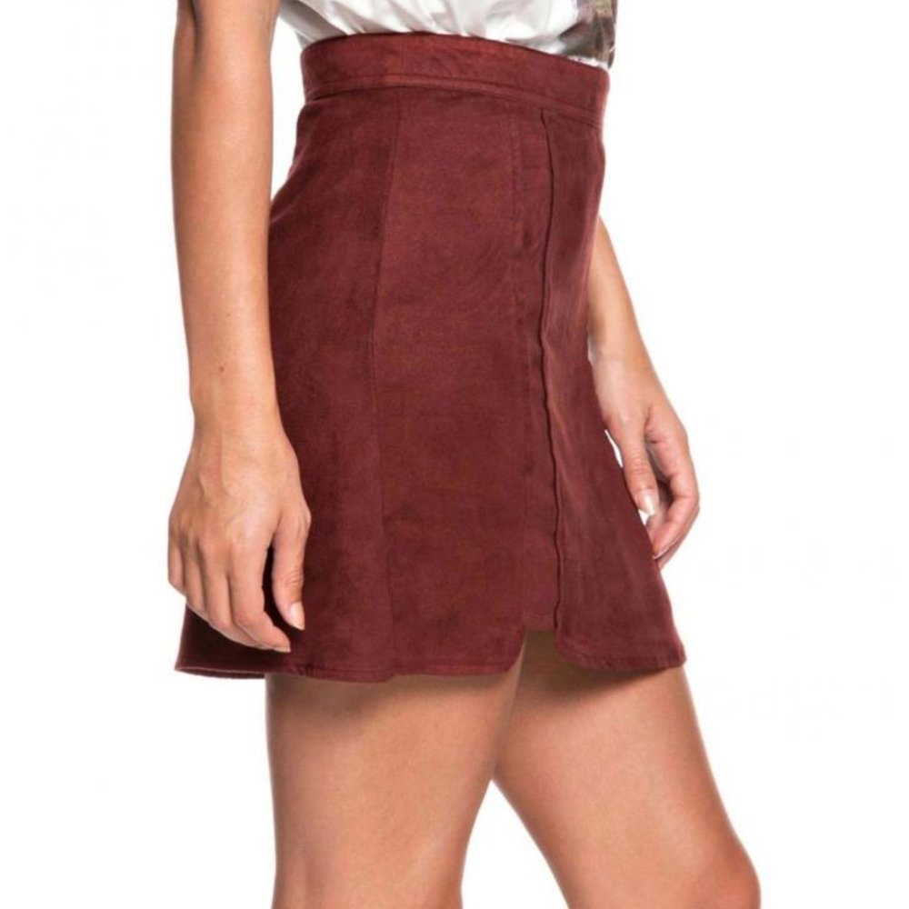 Roxy Cactus Chronicle Faux Suede Mini Skirt - Picture 5 of 6